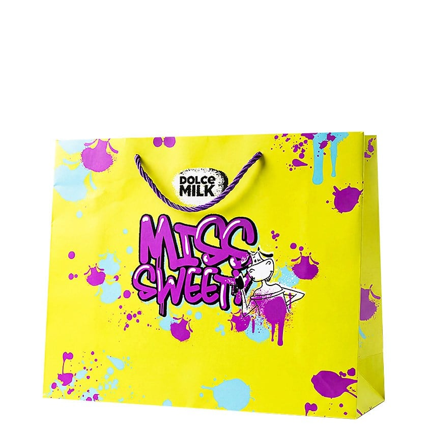 Gift bag DOLCE MILK 29, 32*26*10 cm light green