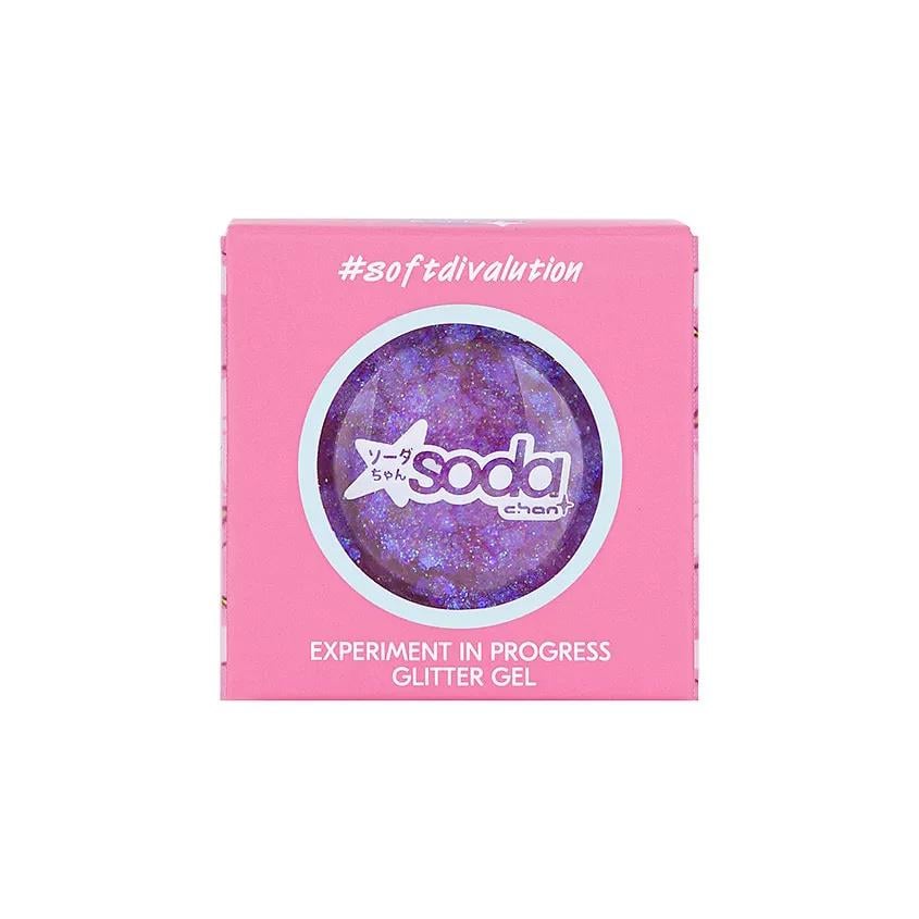 Glitter gel for face EXPERIMENT IN PROGRESS  softdivalution 002  Big Bang  7g