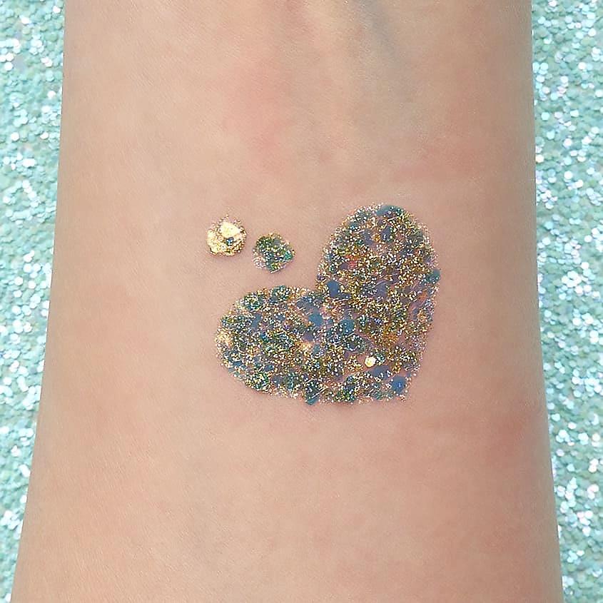 Glitter gel for face LUMINOUS  softdivalution 003  Milky Way  7g