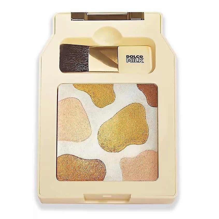 Highlighter  four-color palette Caramel, tone 01, 8g