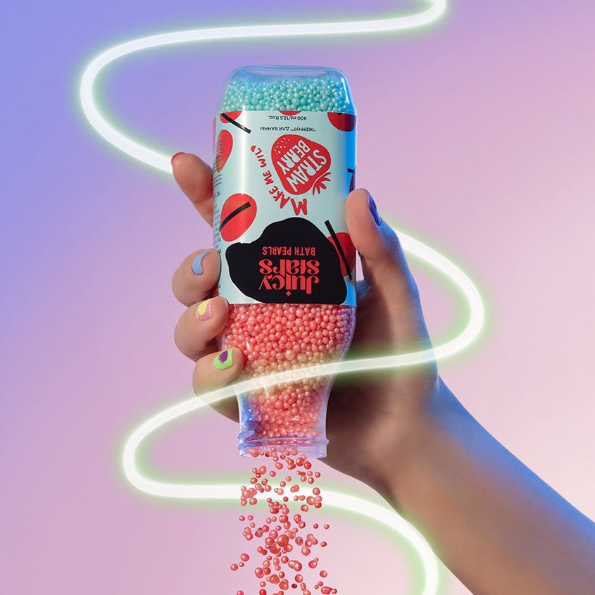 JS Bath pearl MAKE ME WILD STRAWBERRY 400 ML, foreign