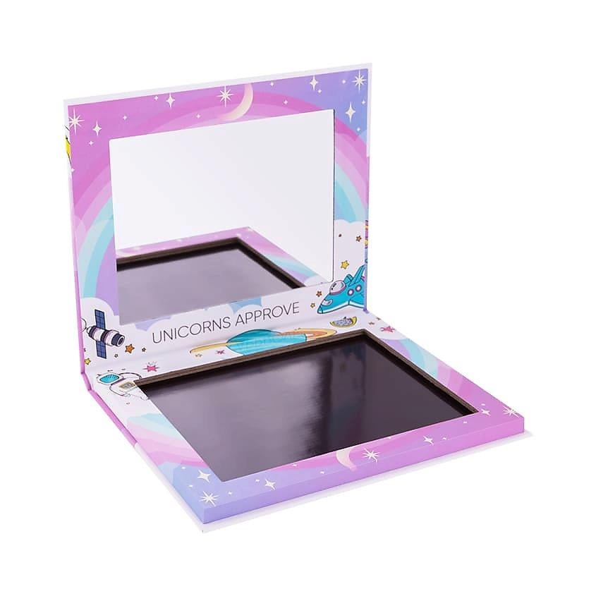 Magnetic palette for eyeshadows Unicorns Approve, 17*14*1,4 cm