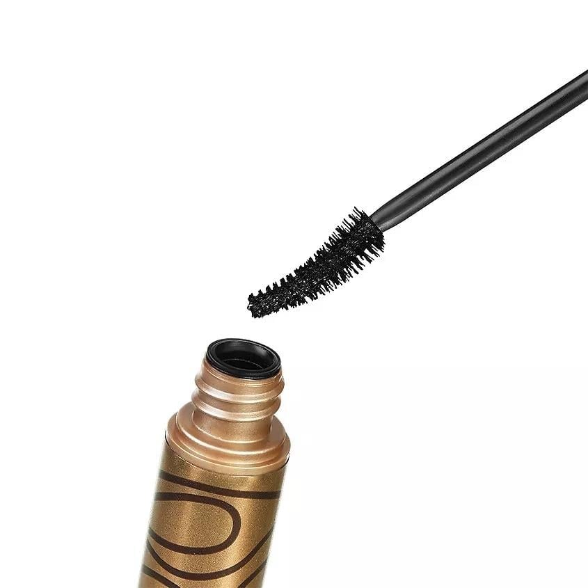 Mascara with chocolate scent volume and curl 02  Fan eyes  black 10 ml sachet