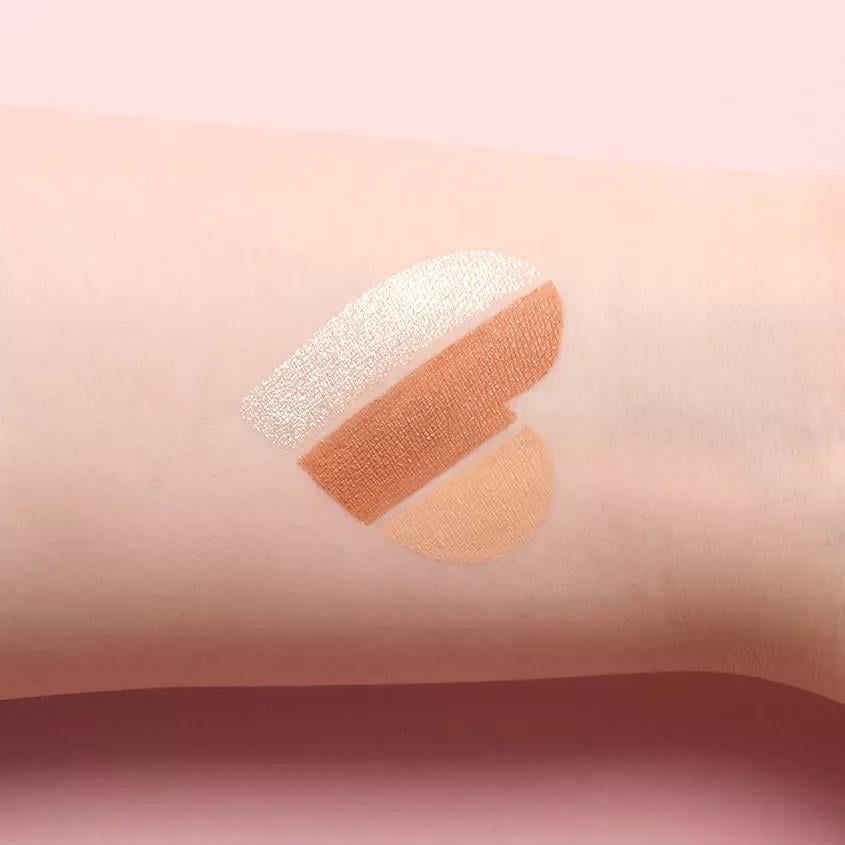Mini eyeshadow palette  CARAMEL BUN , 2 g