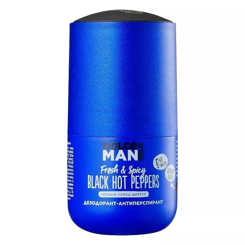 Roll-on deodorant-antiperspirant  HOT BLACK PEPPERS  fl 50 ml blue MAN