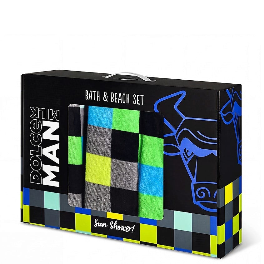 Set 261 MAN (robe + towel) with bull box