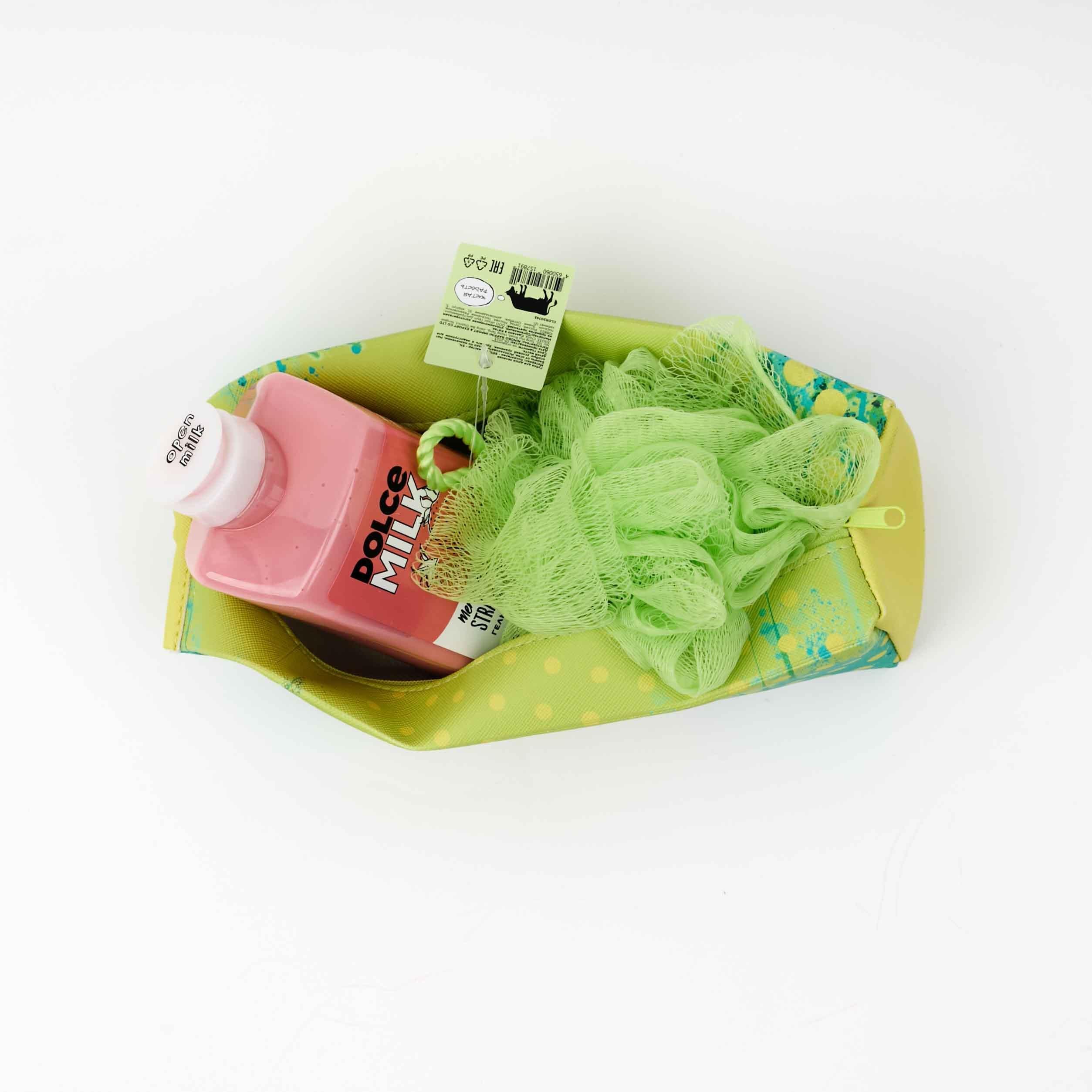 Set 323 (Sponge d.soul green + d.d. strawberry 300ml) pencil case bag
