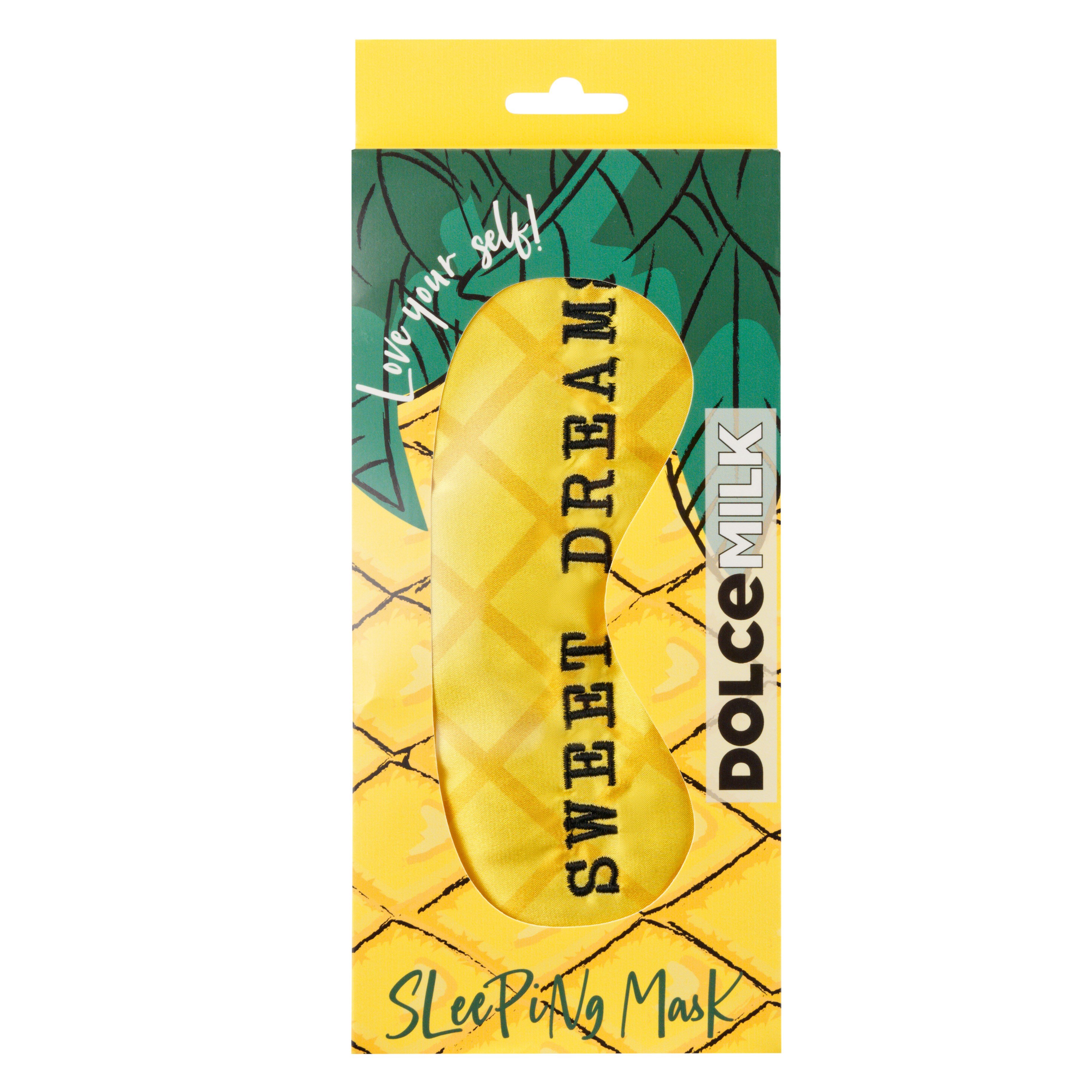 Sleep mask  Pineapple  yellow 20*9cm