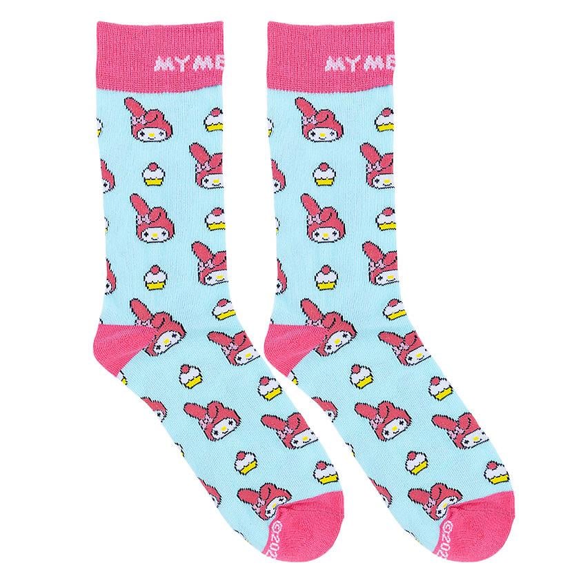 Women's socks, model: MY MELODY  cuteadventure, color: pink, (1 pair)