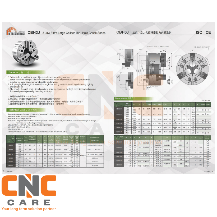 AUTOCLAWSAUTOCLAWS  10 INC 3 AYAK GENİŞ MERKEZLİ CNC TORNA AYNASI (CBH10-3JA8)NONE