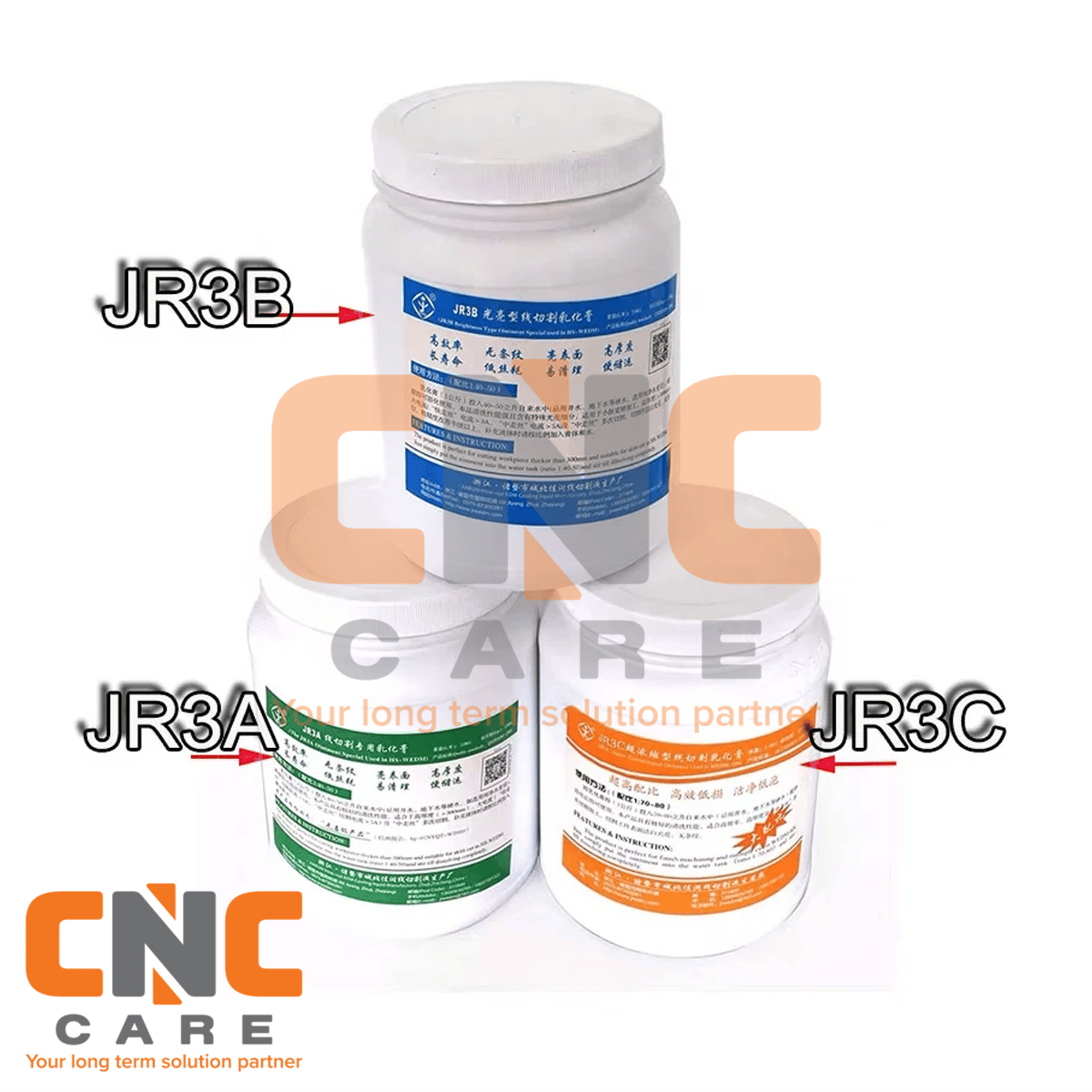 JIA RUNTel Erozyon Kesme Jeli (JR3B EDM Sıvısı )JR3BCNCCARE