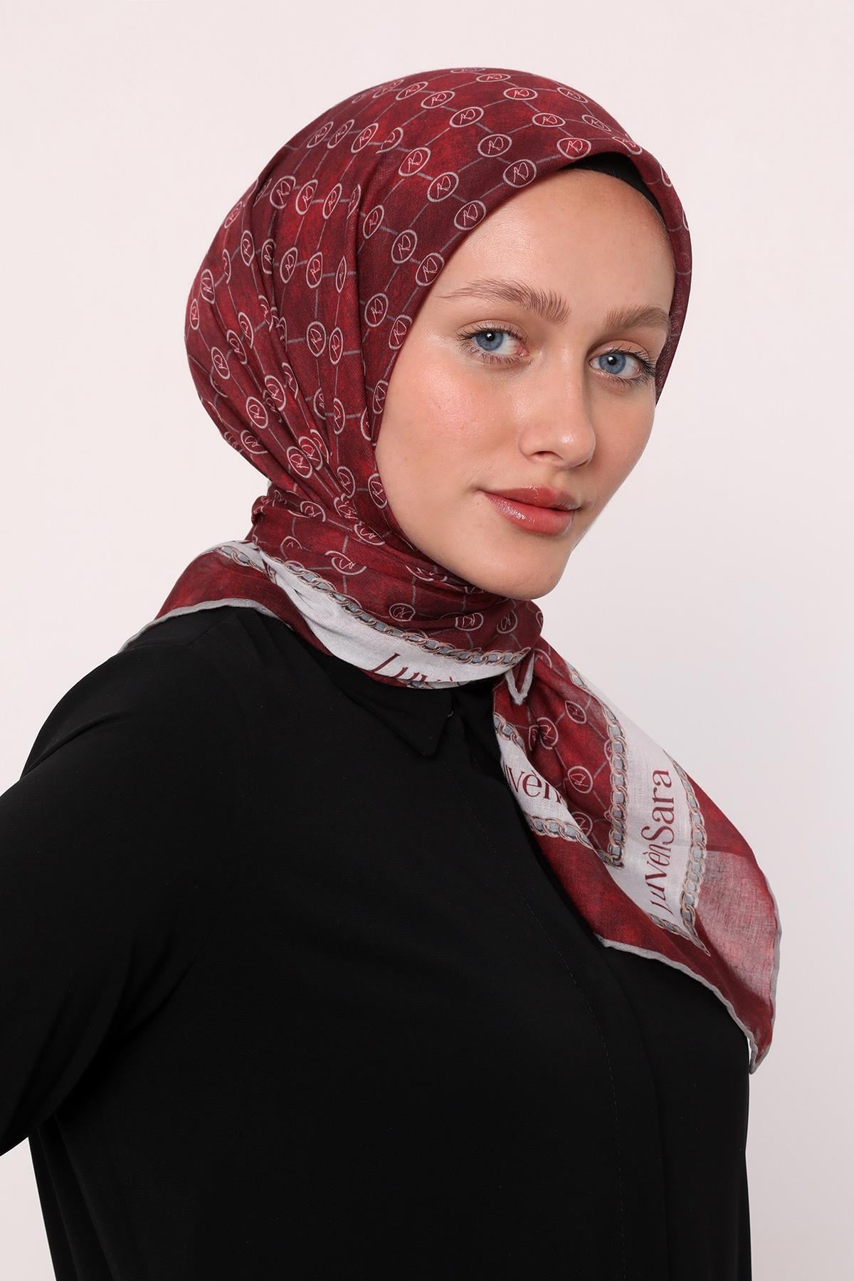 Cooper Soft Eşarp Bordo