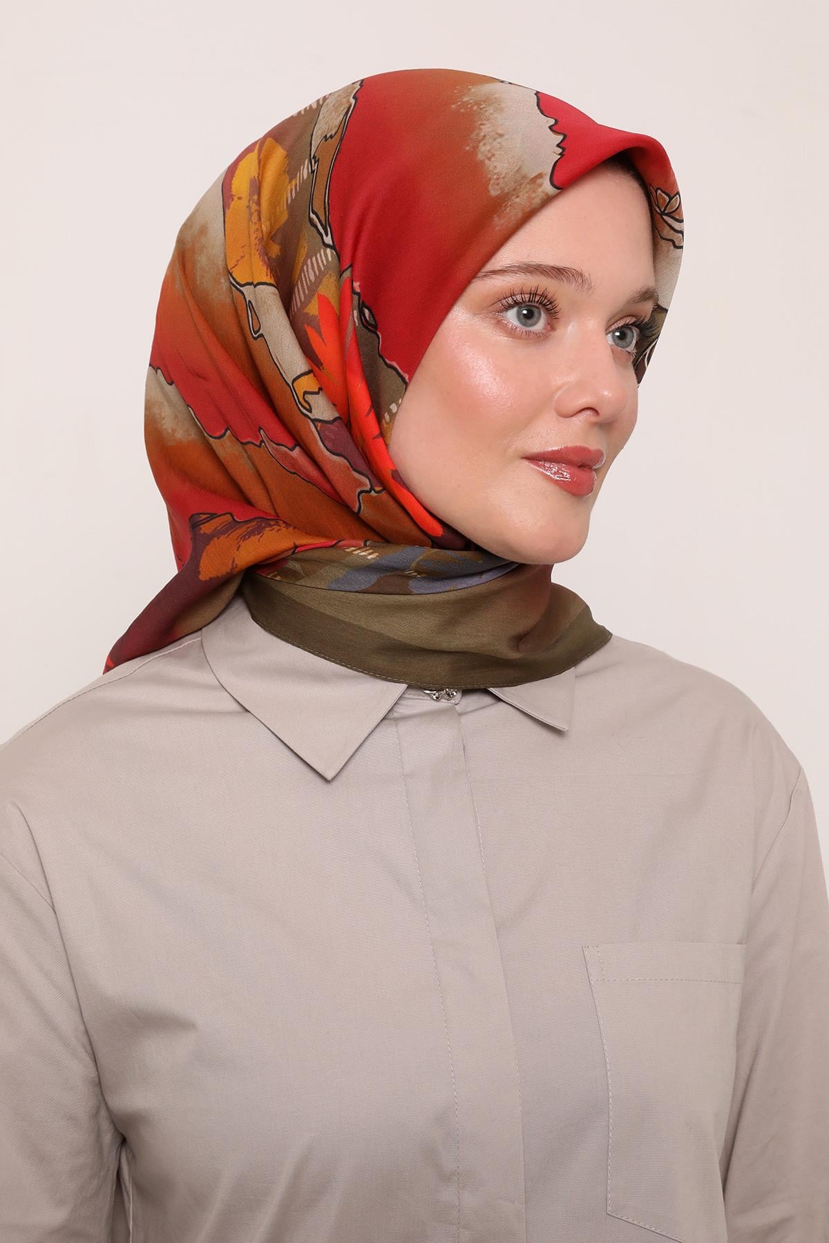Flora Eşarp | Gizemli Haki