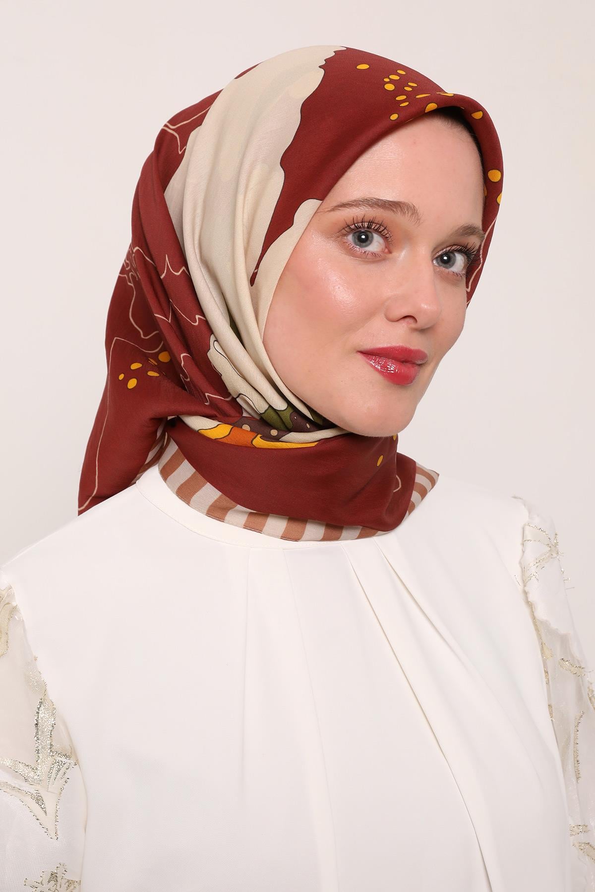 Flora Eşarp | Kiremit