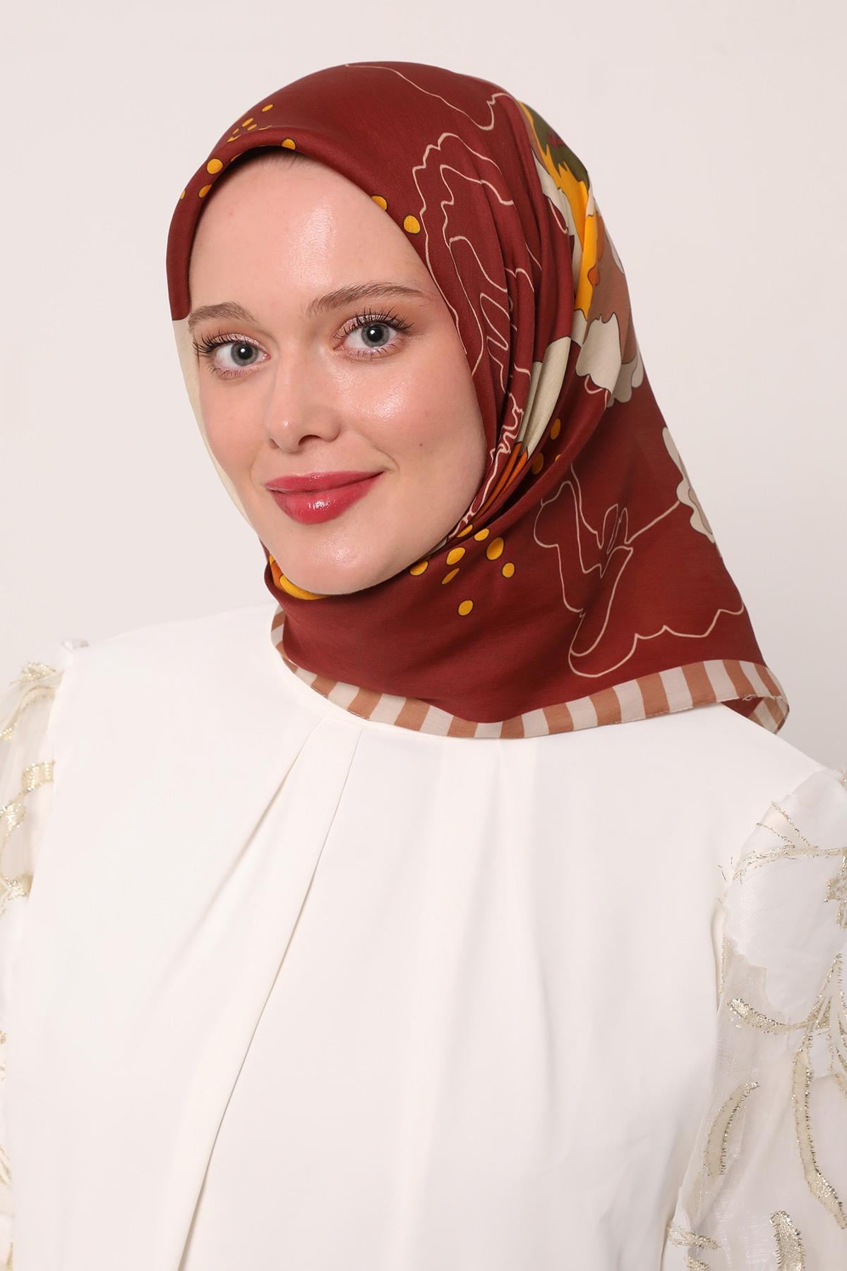 Flora Eşarp | Kiremit