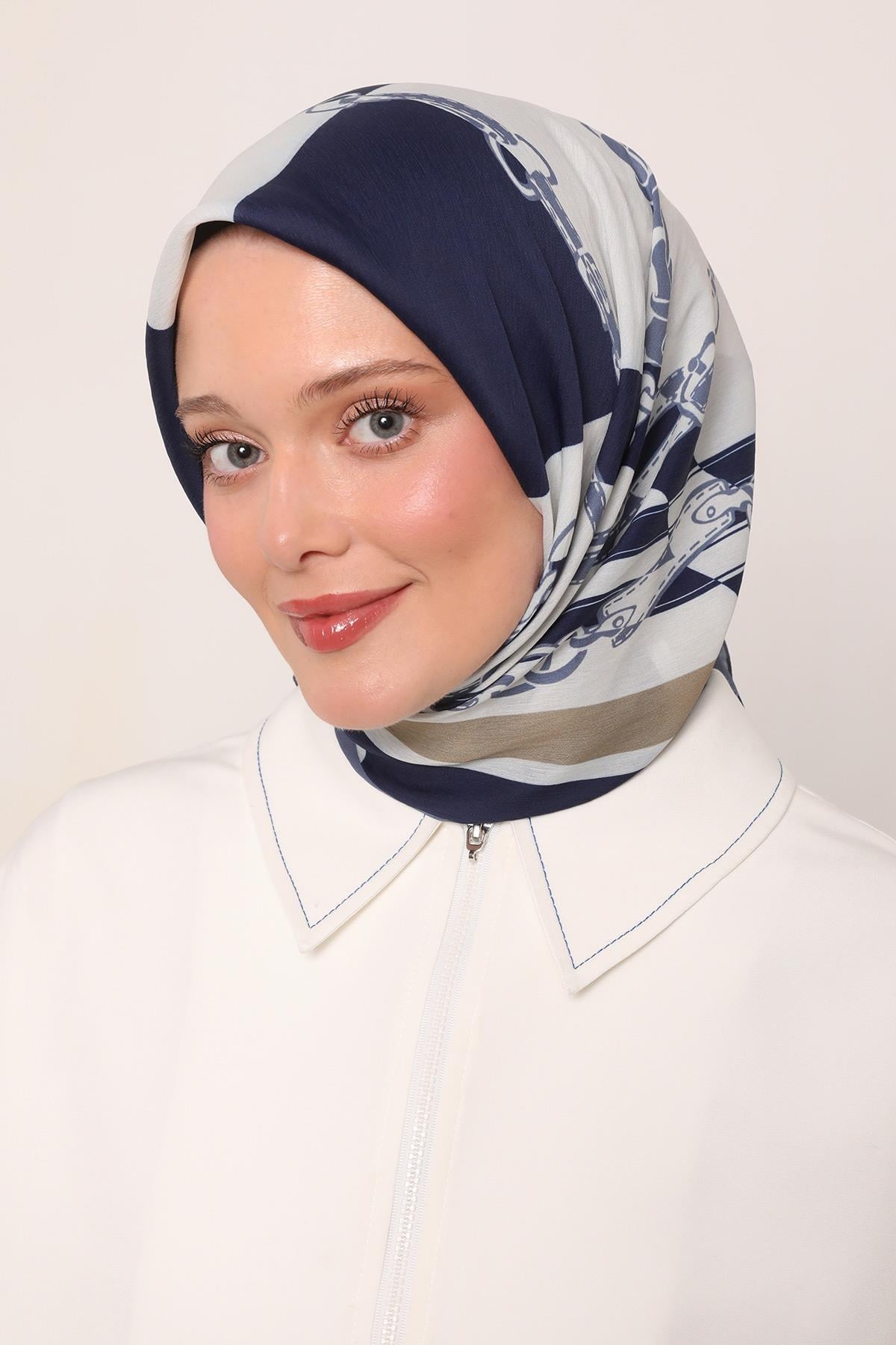 Flora Eşarp | Masal Mavisi