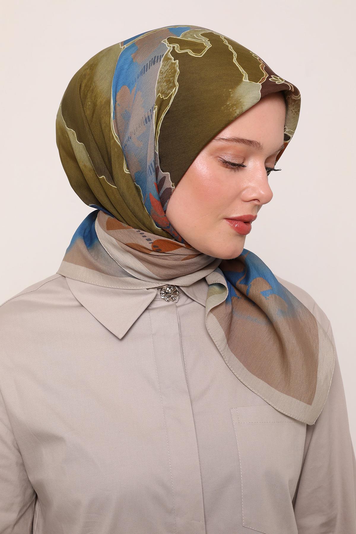 Flora Eşarp | Zarif Vizon
