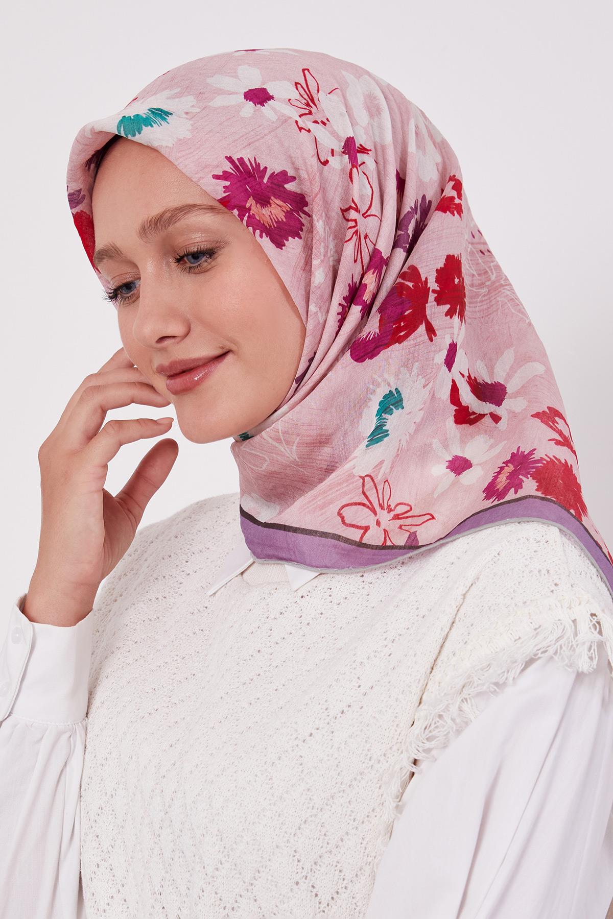 Summer Eşarp | Eflatun