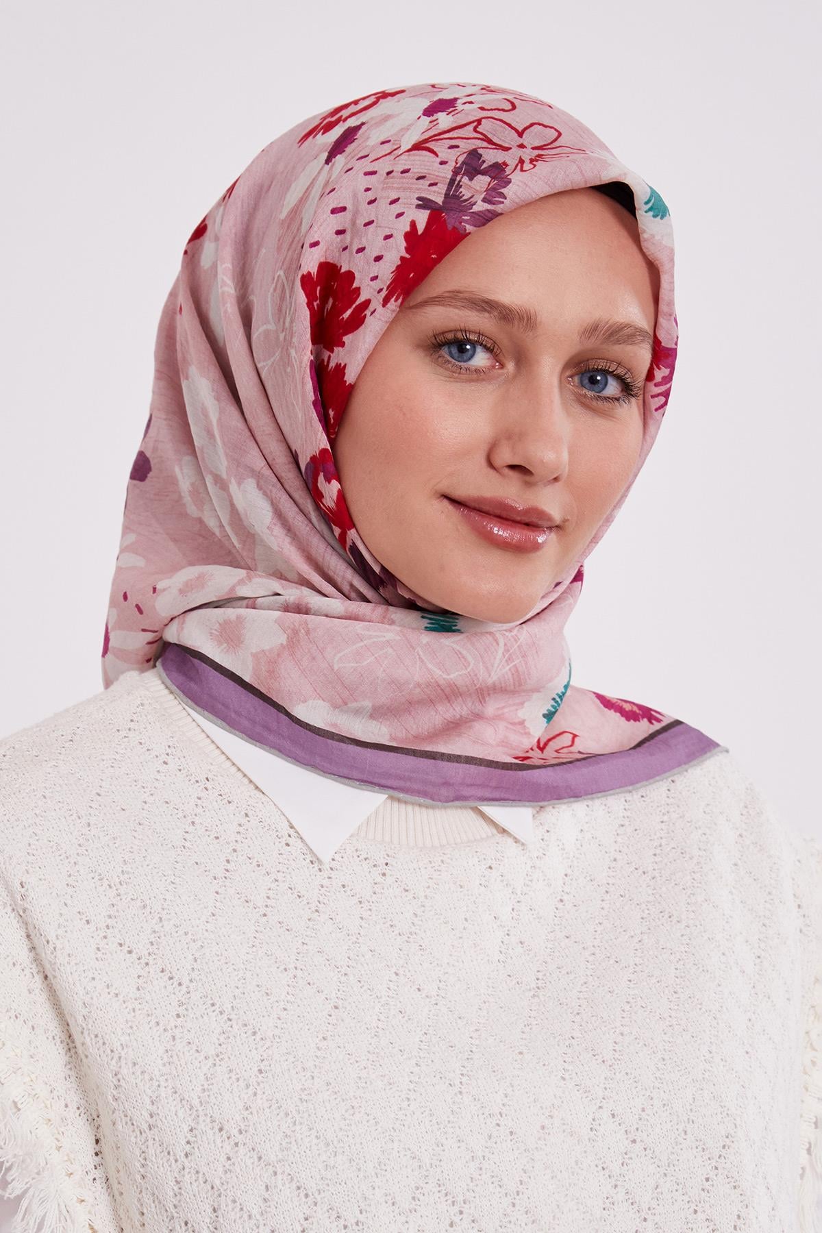 Summer Eşarp | Eflatun