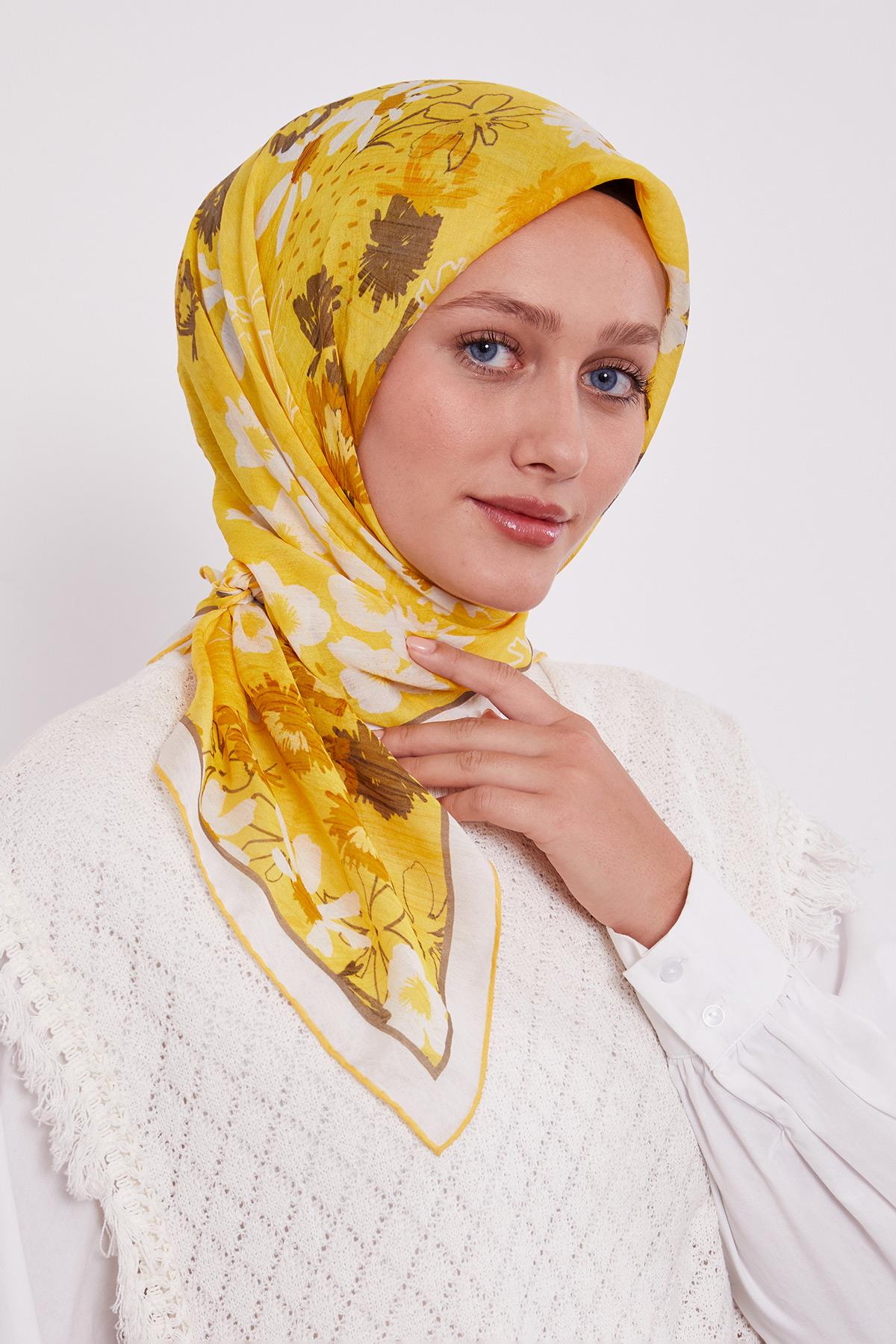 Summer Eşarp | Güneş Sarısı