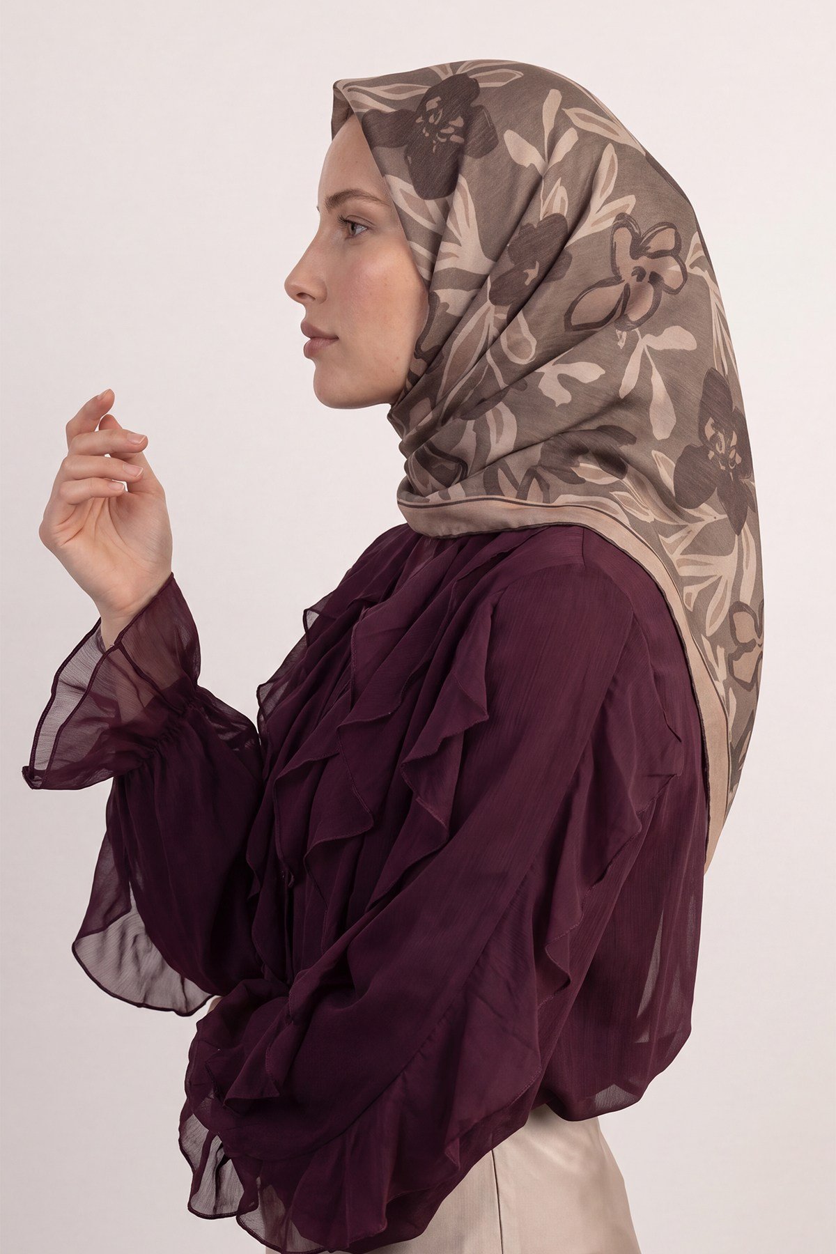 Summer Eşarp | Meşe Kabuğu