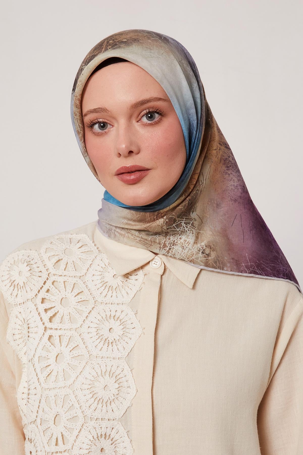 Summer Eşarp | Mor Lavanta