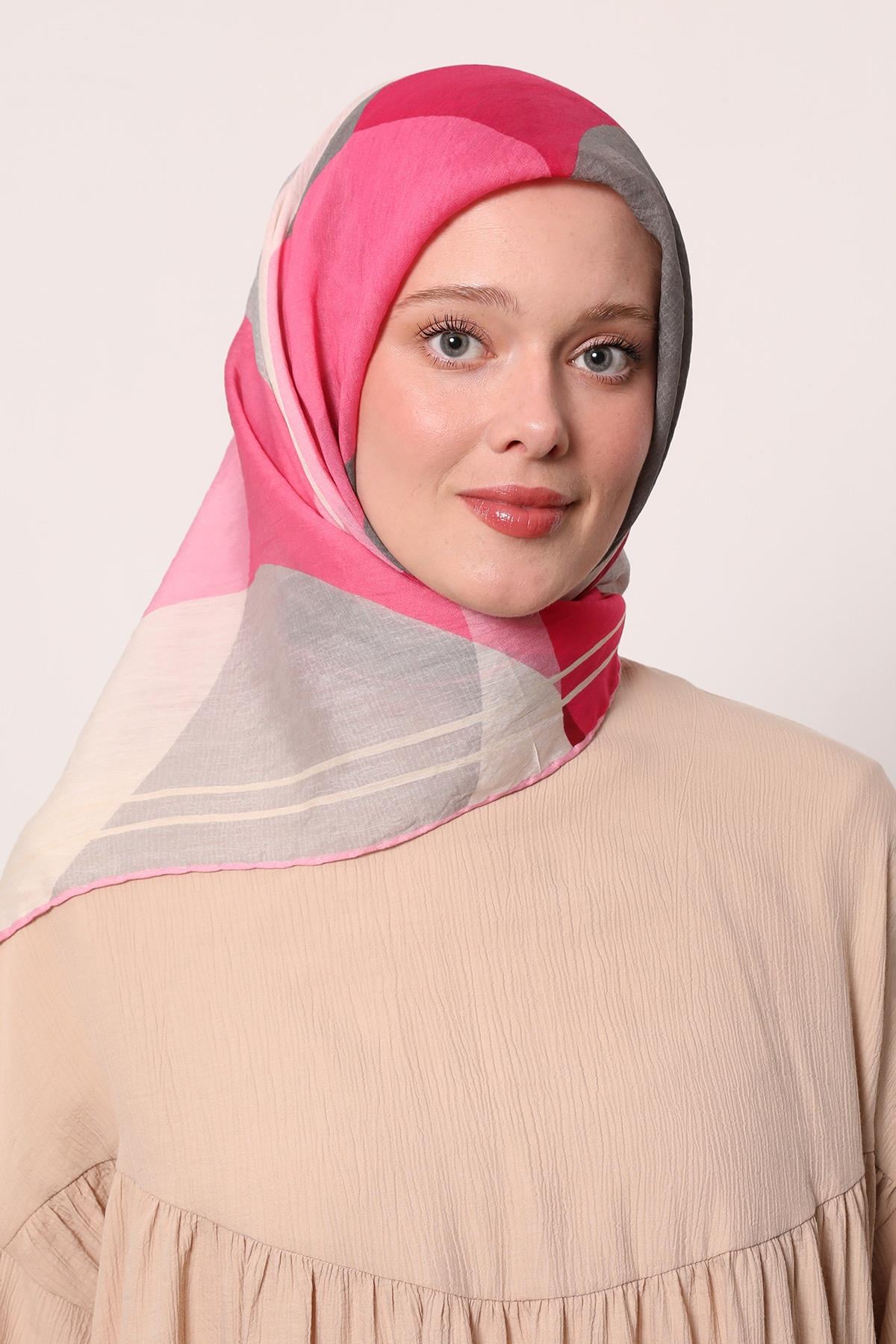 Summer Eşarp | Şeker Pembe