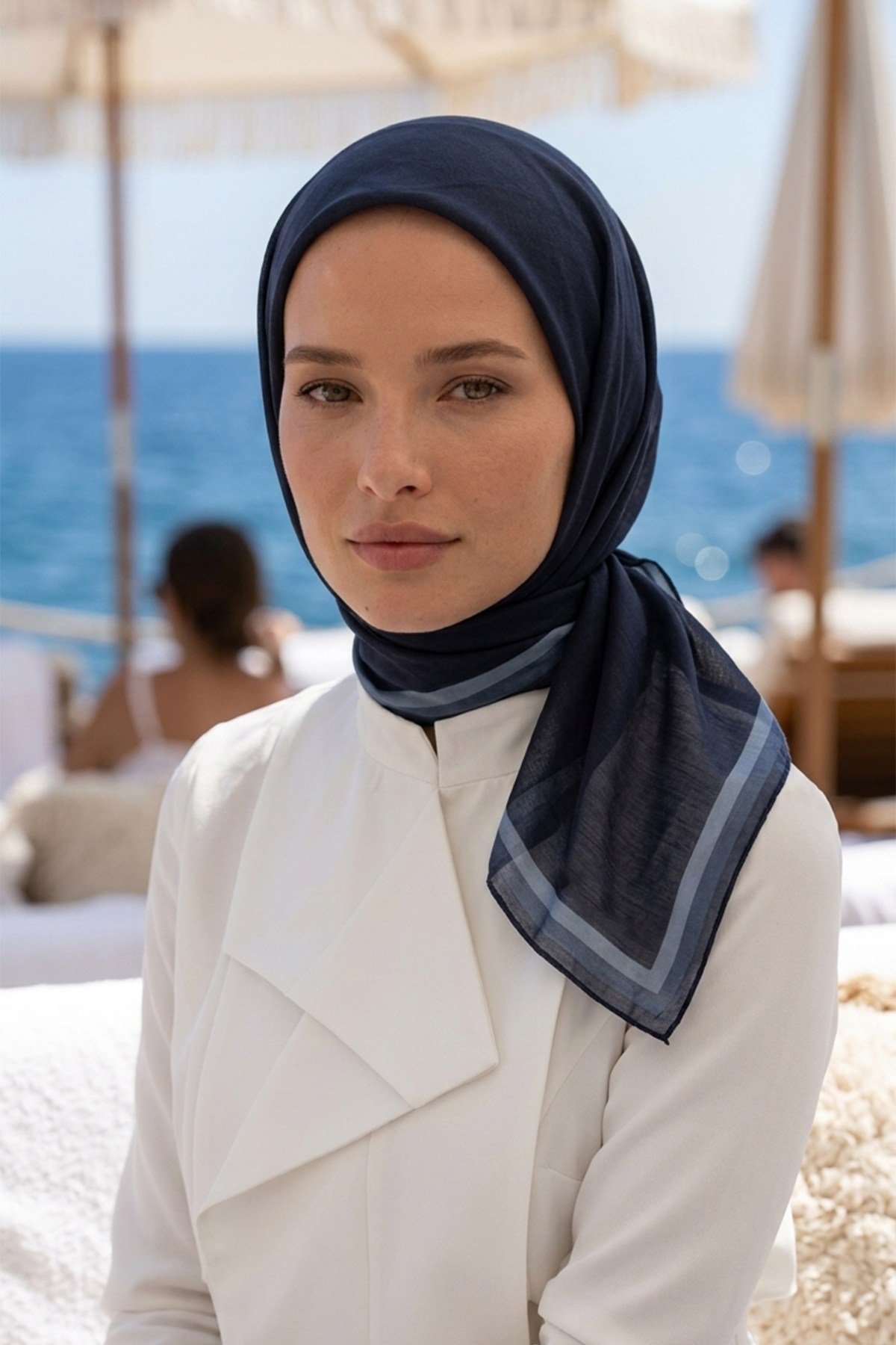 Summer Eşarp | Yağmur Lacivert