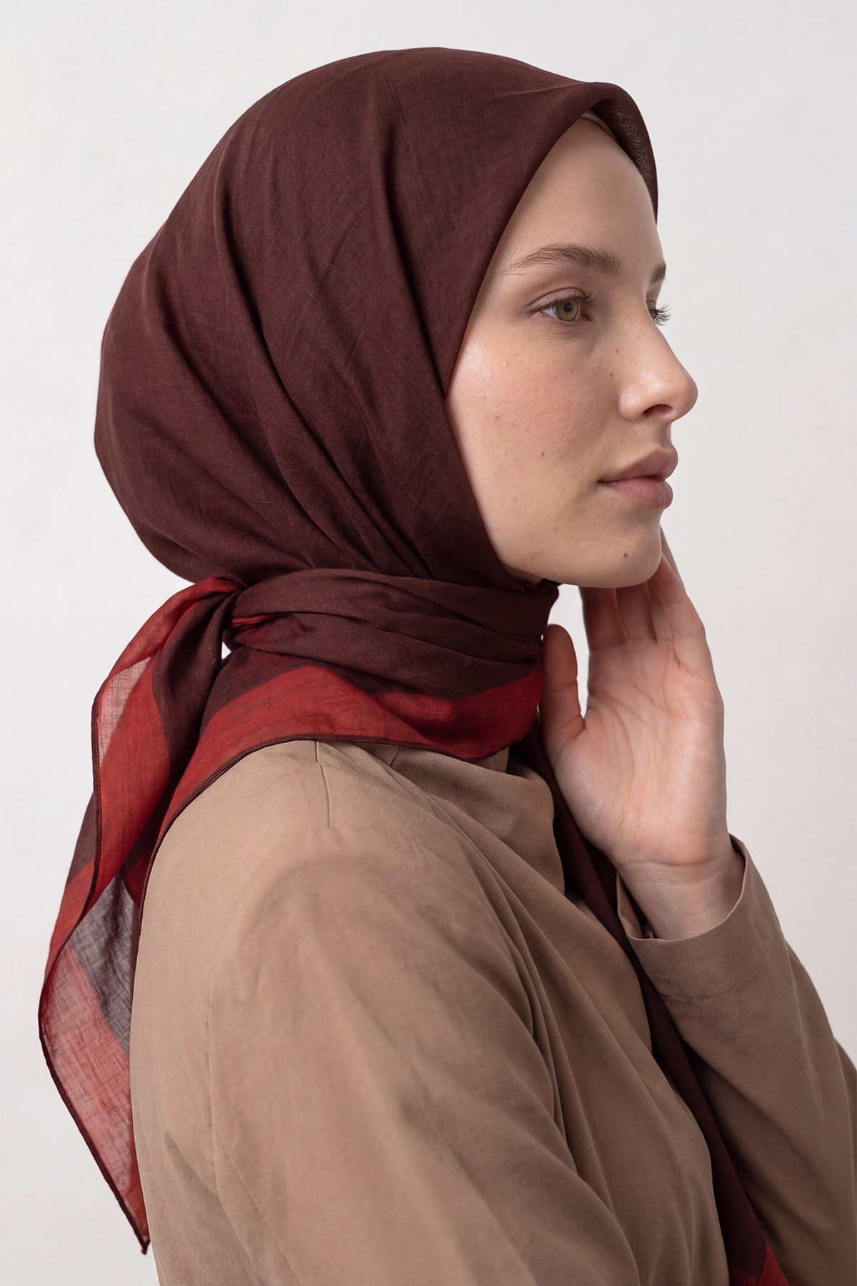 Summer Eşarp | Yakut Bordo
