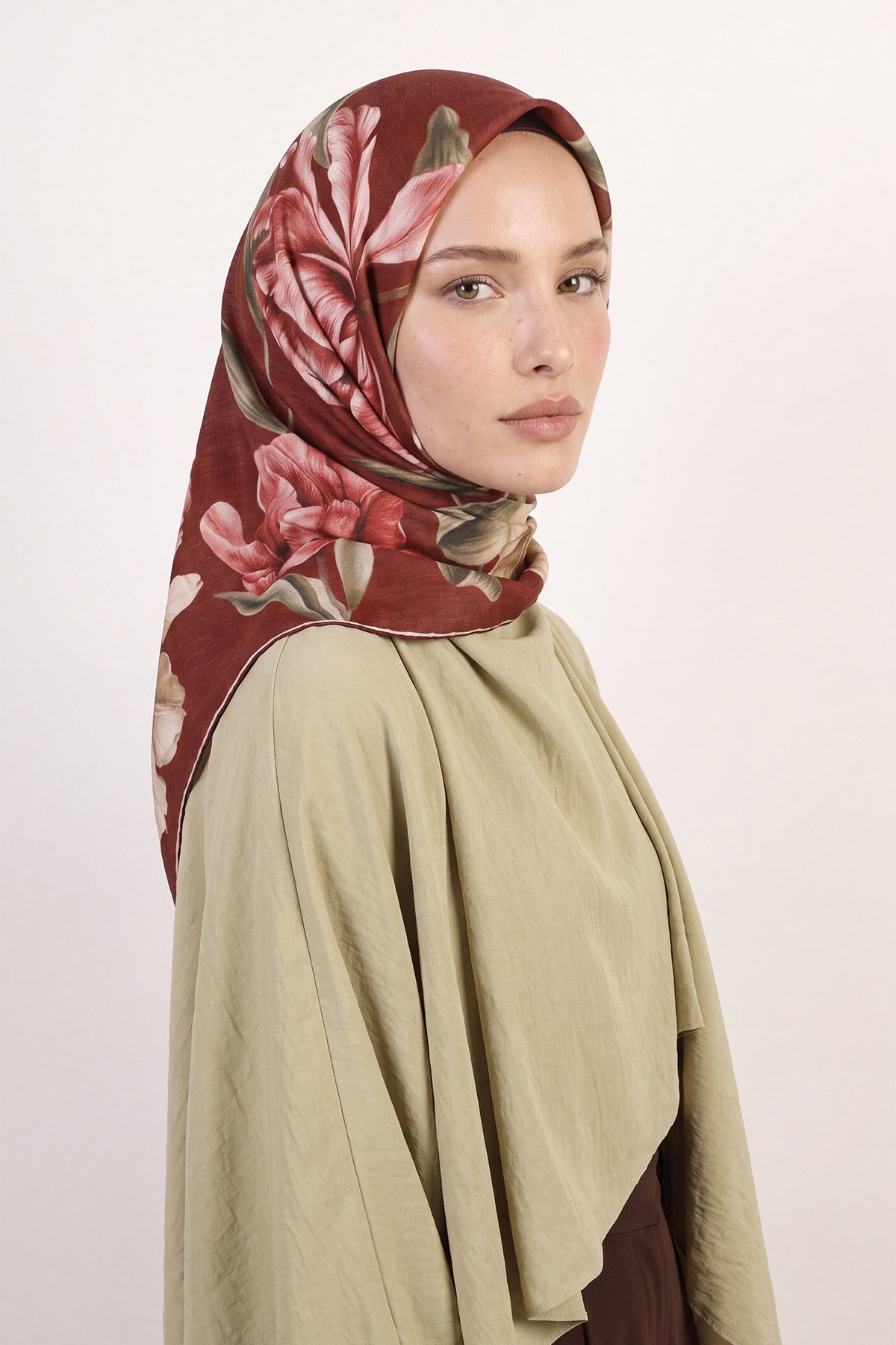 Summer Eşarp | Yakut Bordo