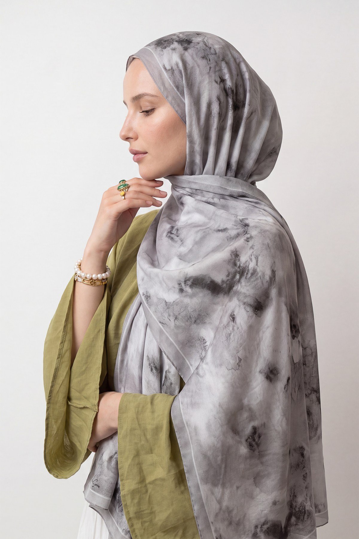 Summer Şal | Bulut Grisi