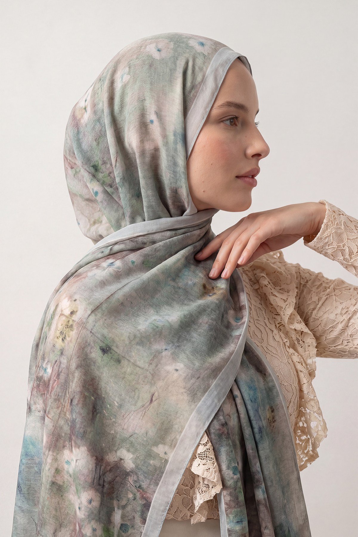 Summer Şal | Pastel Mavi