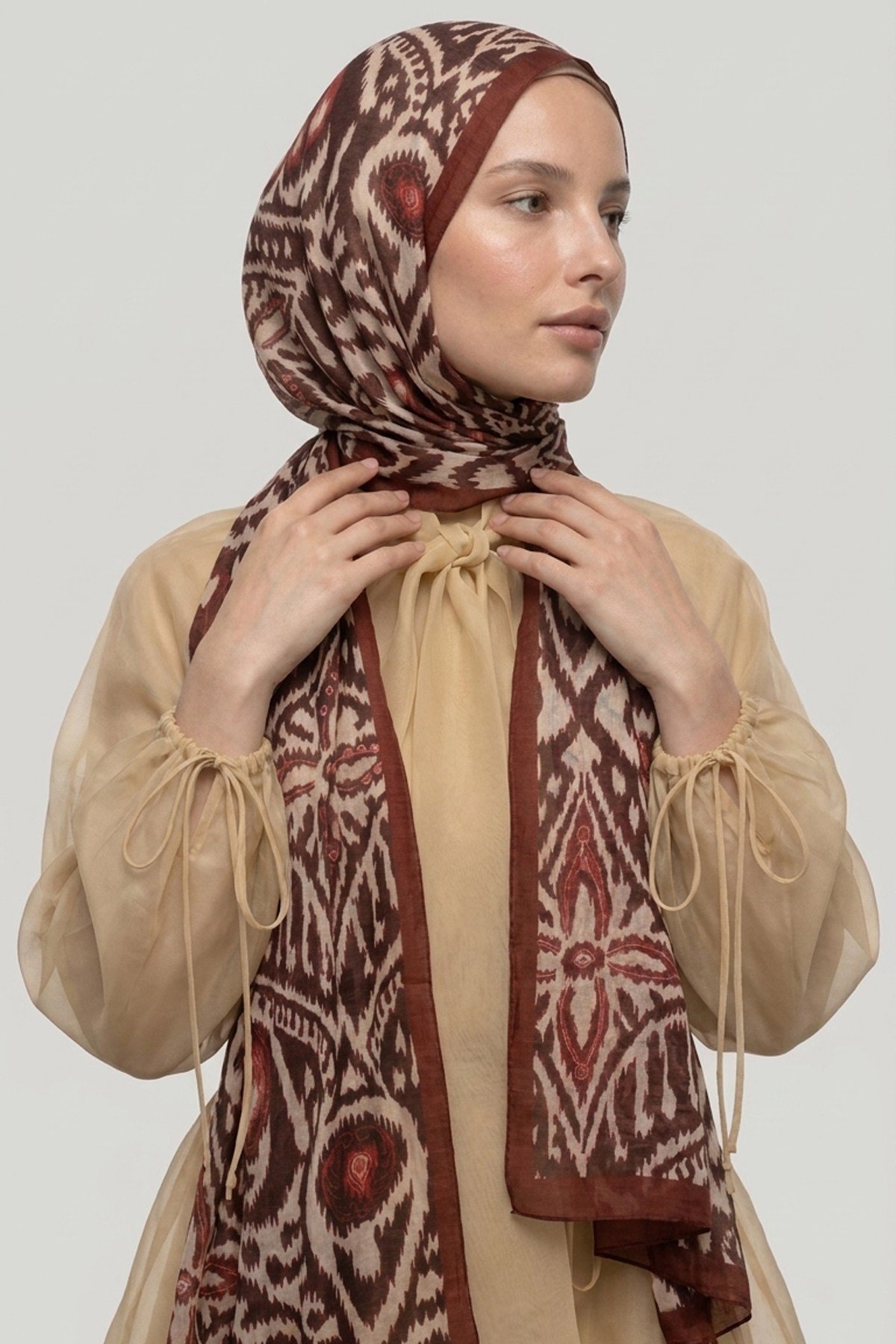 Summer Şal | Yakut Bordo