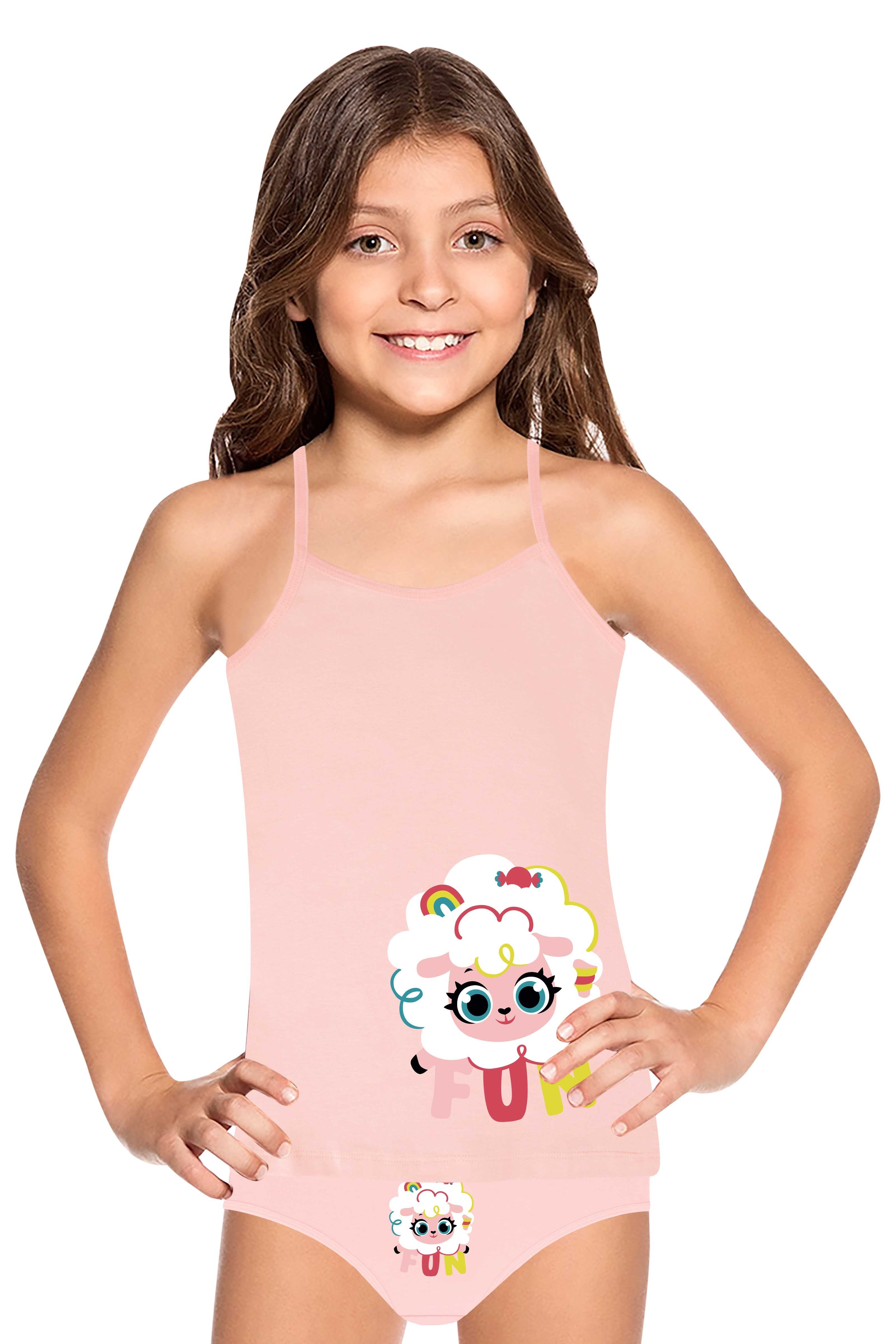 GIRL'S UNDERWEAR - ATHLETE SLIP SET