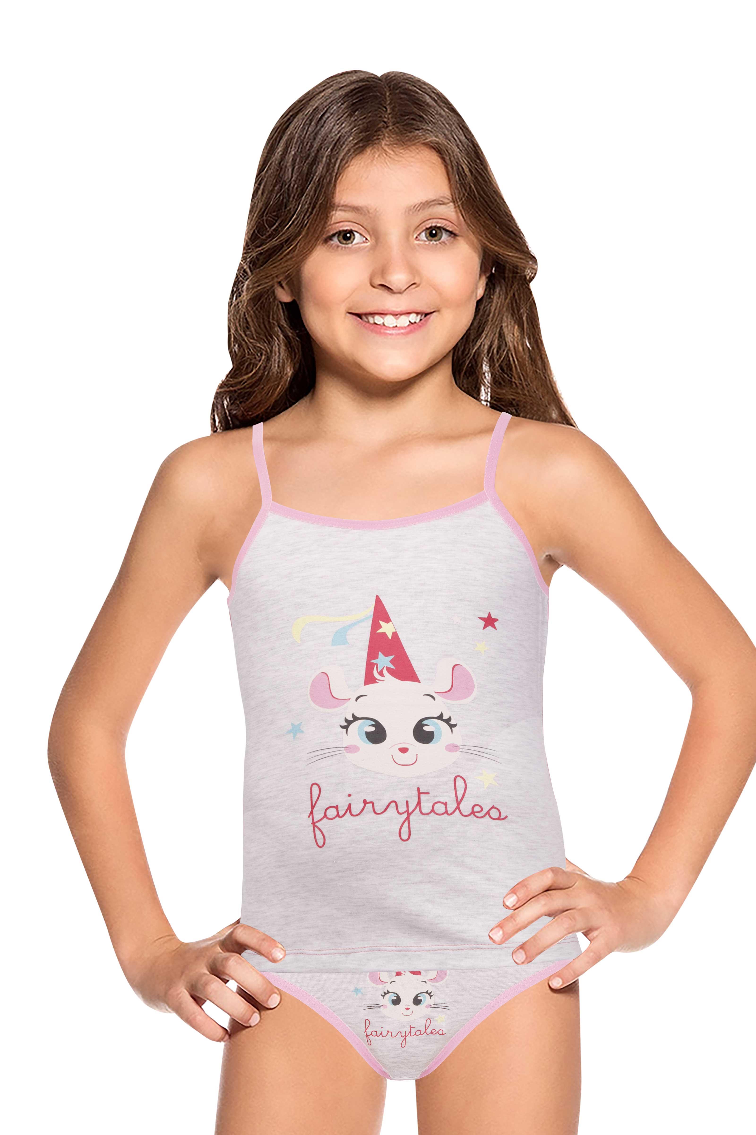 KIZ ÇOCUK-ÇAMAŞIR - ATLET SLIP TAKIM