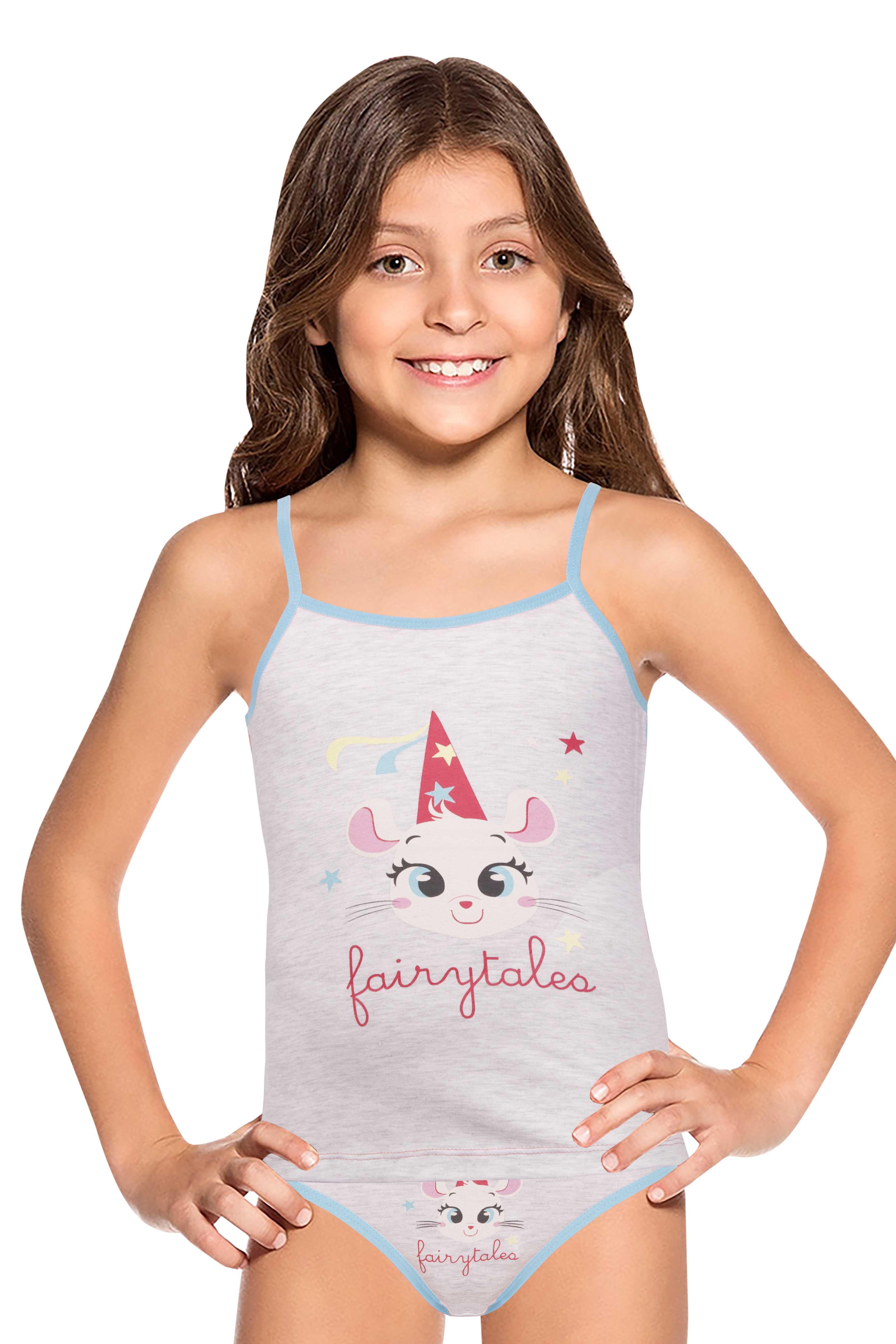 KIZ ÇOCUK-ÇAMAŞIR - ATLET SLIP TAKIM