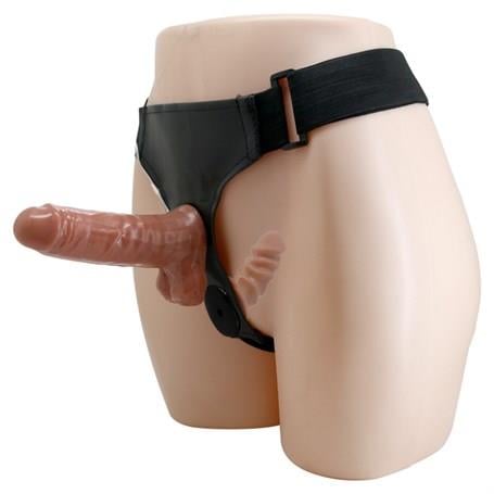 Belden Bağlamalı Penisler16 cm Belden Bağlamalı Çift Taraflı Yeni Nesil Titreşimli Strapon DildoLilituShop