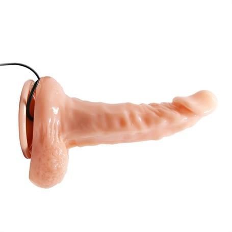 Belden Bağlamalı Penisler17 cm Belden Bağlamalı Gerçekçi Titreşimli Dildo Vibratör PenisLilituShop