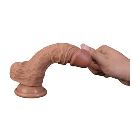 Belden Bağlamalı Penisler17 cm Belden Bağlamalı Realistik Vantuzlu Dildo PenisLilituShop