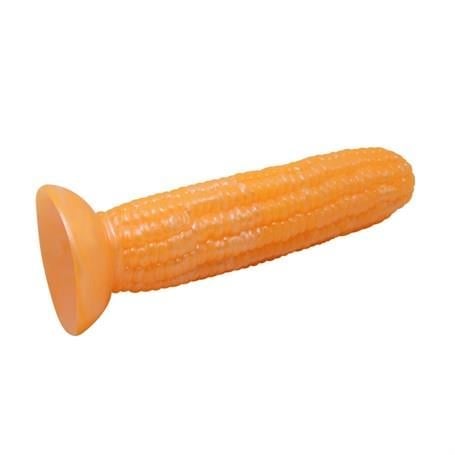 Anal Fantezi Ürünleri17 cm Vantuzlu Mısır Şeklinde Silikon Anal Plug LilituShop