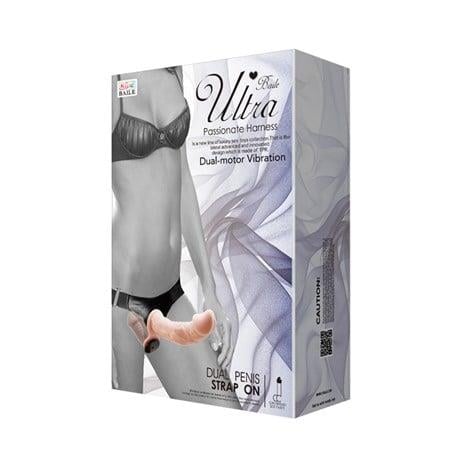 Belden Bağlamalı Penisler17,5 cm Belden Bağlamalı Çift Taraflı Titreşimli PenisLilituShop