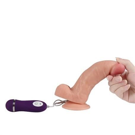 Belden Bağlamalı Penisler17,5 cm Belden Bağlamalı Titreşimli Realistik Dildo Penis SetLilituShop