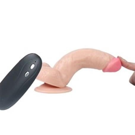 Belden Bağlamalı Penisler17,5 cm Belden Bağlamalı Titreşimli Realistik Dildo Penis SetLilituShop