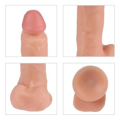 Realistik Penisler17,5 cm Gerçekçi Titreşimli Dildo Vibratör Penis - Iron DragonLilituShop