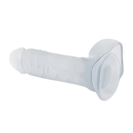 Belden Bağlamalı Penisler19 cm Belden Bağlamalı Şeffaf Realistik Damarlı Vantuzlu Dildo PenisLilituShop