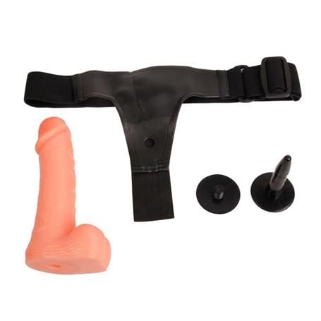 Belden Bağlamalı Penisler19 cm Testisli Belden Bağlamalı PenisLilituShop