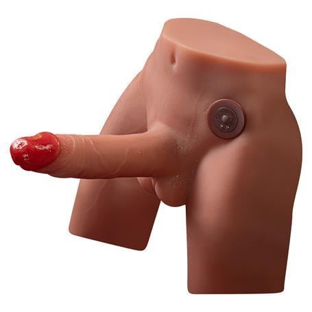 Kalça ve Yarım Vücut Masturbatör2 İşlevli Gerçekçi Ölçülerde Realistik İleri Geri Hareketli 17 cm Penisli Anal Girişli Erkek Vücut - JasonLilituShop