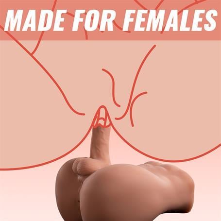 Kalça ve Yarım Vücut Masturbatör2 İşlevli Gerçekçi Ölçülerde Realistik İleri Geri Hareketli 18 cm Penisli Anal Girişli Erkek Vücut - BartlettLilituShop