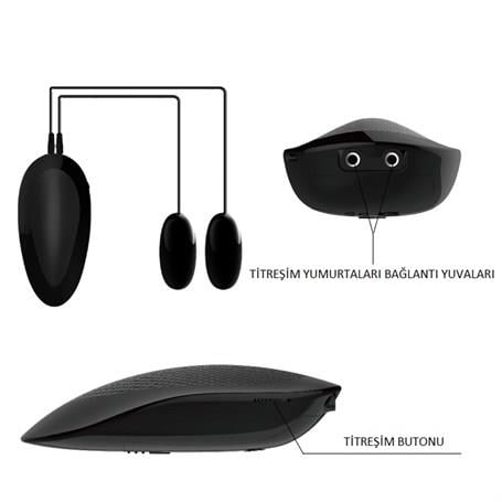 Vajina Ve Mastürbatör2 İşlevli Titreşimli Suni Vajinal ve Anal Masturbatör LilituShop