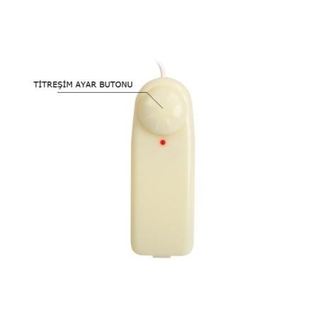 Belden Bağlamalı Penisler20 cm Belden Bağlamalı Oynar Başlı Titreşimli İçi Dolu Strapon PenisLilituShop